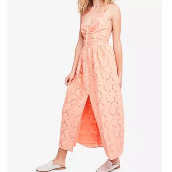 NWT Free People Fresh As a Daisy Embroidered Dress - Picture 1 of 11